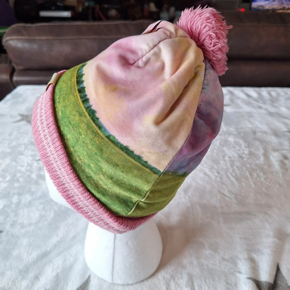 John Deere TODDLER‎ Pink Horse Pom Pom Knit Beanie Winter Hat
